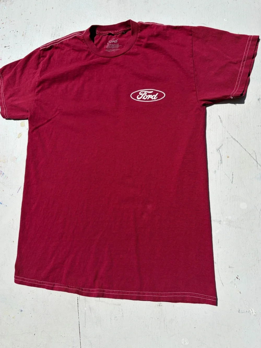 Men's Ford T-Shirt Red Mustang S Racing Cars Bullitt 1969 Muscle‎ American Speed